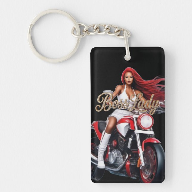 Boss Lady Acrylic Keychain (Front)
