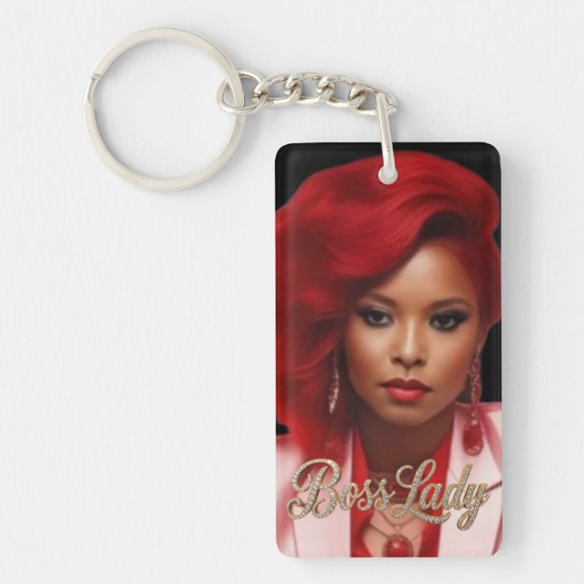 Boss Lady Acrylic Keychain (Front)