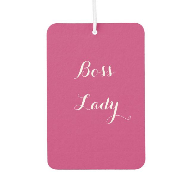 Boss Lady Air Freshner Car Air Freshener (Front)