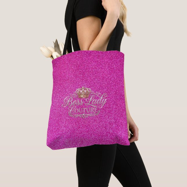 Boss Lady All-Over-Print Tote Bag (Close Up)