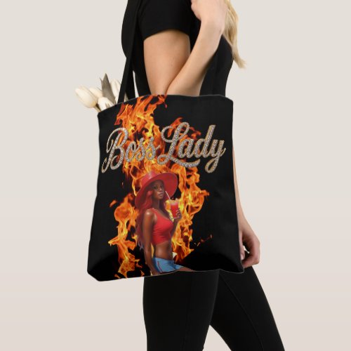 Boss Lady All-Over-Print Tote Bag