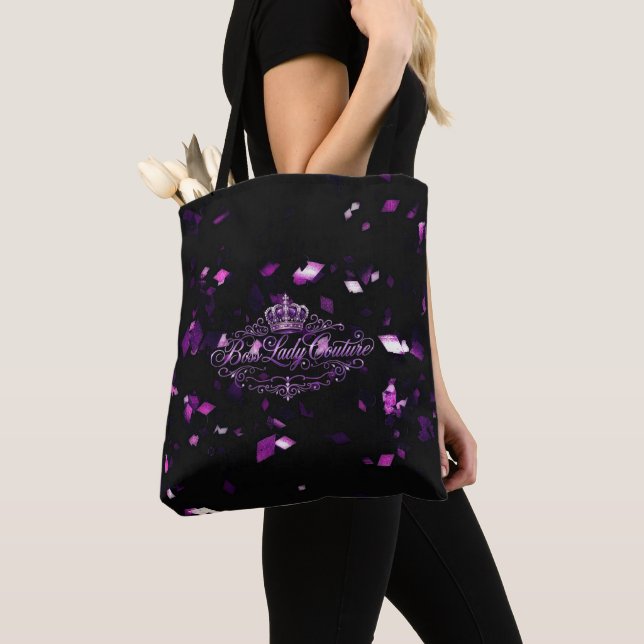 Boss Lady All-Over-Print Tote Bag (Close Up)