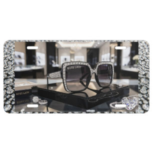 Boss Lady Aluminum License Plate