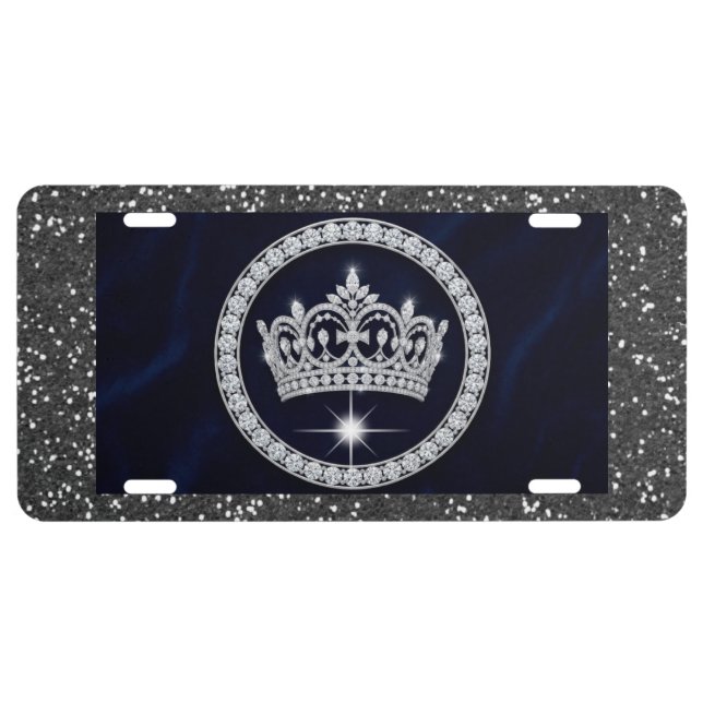 Boss Lady Aluminum License Plate (Front)