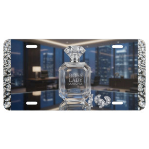Boss Lady Aluminum License Plate