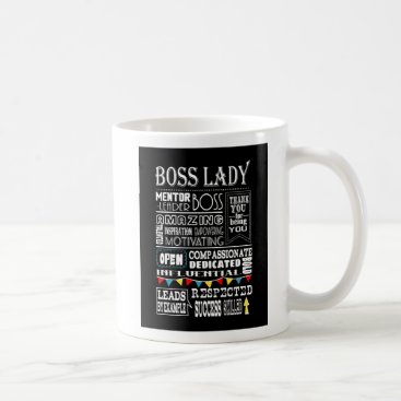 Boss Lady appreciation thank you gift christmas Coffee Mug