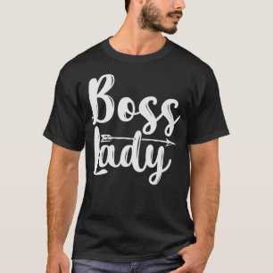 Boss Lady Boho Entrepreneur Business Woman  T-Shirt