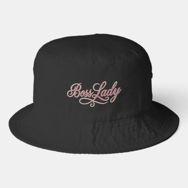 Boss Lady Bucket Hat (Front)