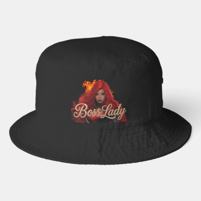 Boss Lady Bucket Hat (Front)