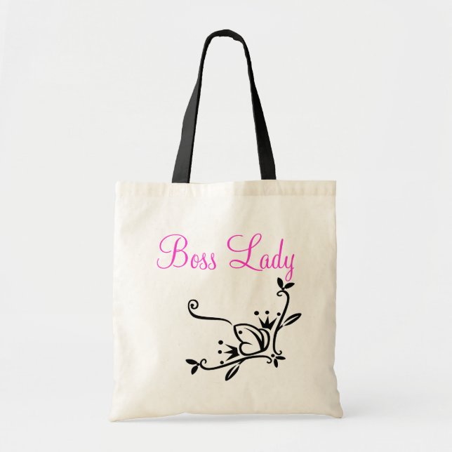 Boss Lady Budget Tote Bag (Front)
