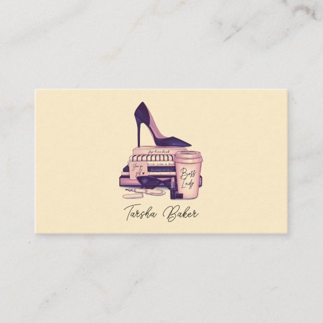 Boss Lady Business Cards (Front)