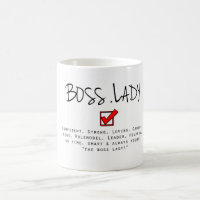 Boss Lady Coffee Mugs