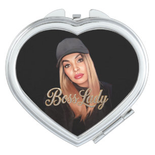 Boss Lady compact mirror