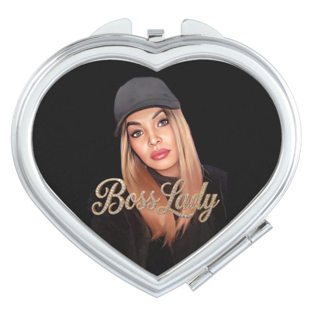 Boss Lady compact mirror (Front)