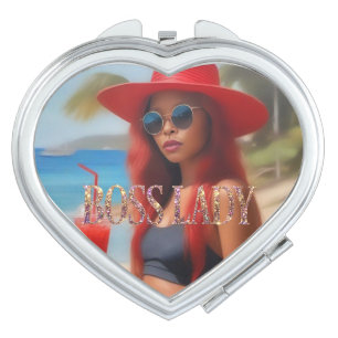 Boss Lady compact mirror