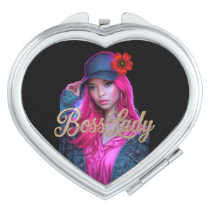 Boss Lady compact mirror