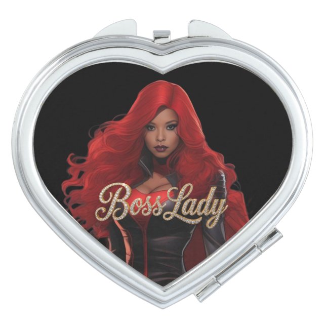 Boss Lady compact mirror (Front)