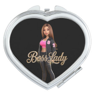 Boss Lady compact mirror