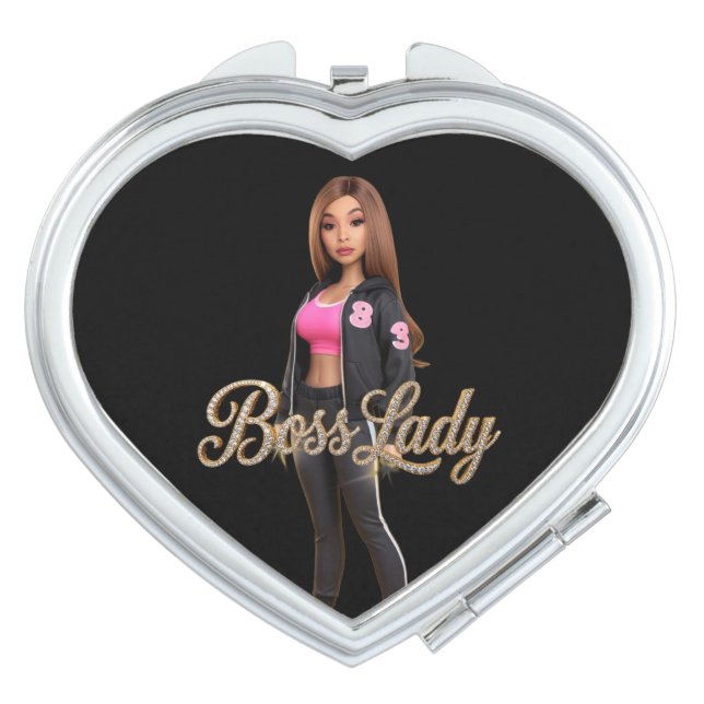 Boss Lady compact mirror (Front)