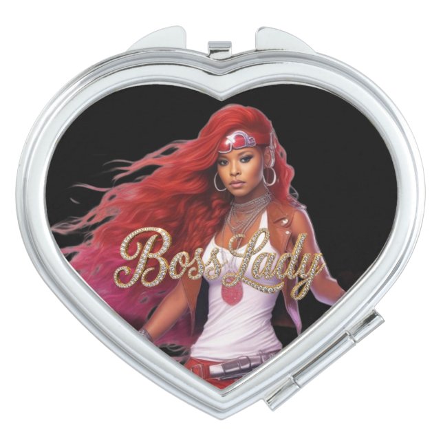 Boss Lady compact mirror (Front)