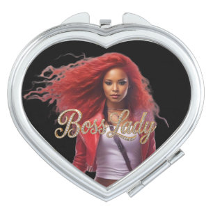 Boss Lady compact mirror
