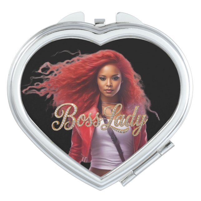 Boss Lady compact mirror (Front)