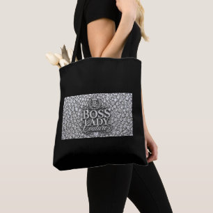 Boss Lady Couture All-Over-Print Tote Bag