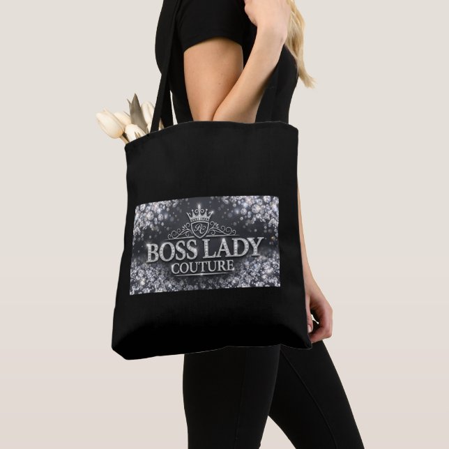 Boss Lady Couture All-Over-Print Tote Bag (Close Up)
