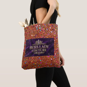 Boss Lady Couture All-Over-Print Tote Bag