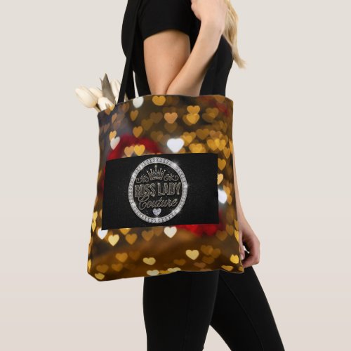 Boss Lady Couture All-Over-Print Tote Bag