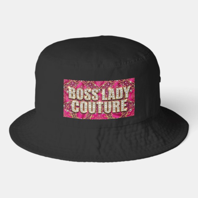 Boss Lady Couture Bucket Hat (Front)