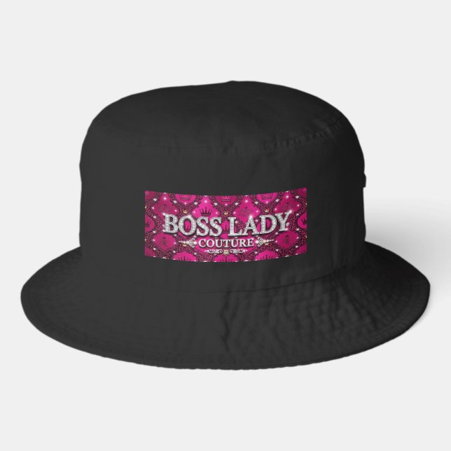 Boss Lady Couture Bucket Hat (Front)