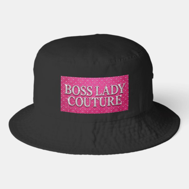 Boss Lady Couture Bucket Hat (Front)