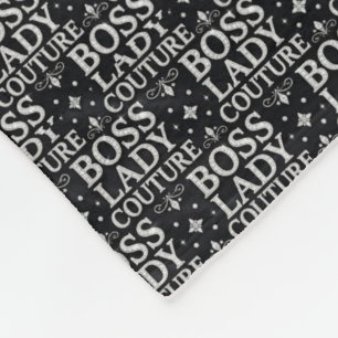 Boss Lady Couture Fleece Blanket