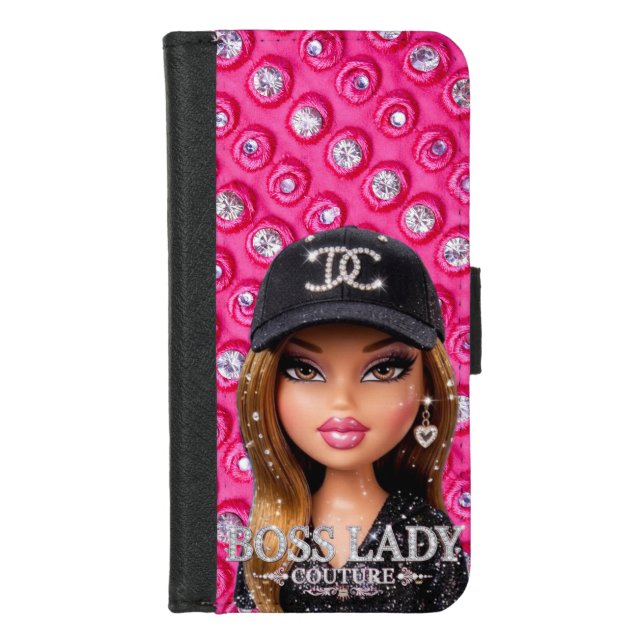 Boss Lady Couture Glam Doll Wallet Case (Front)