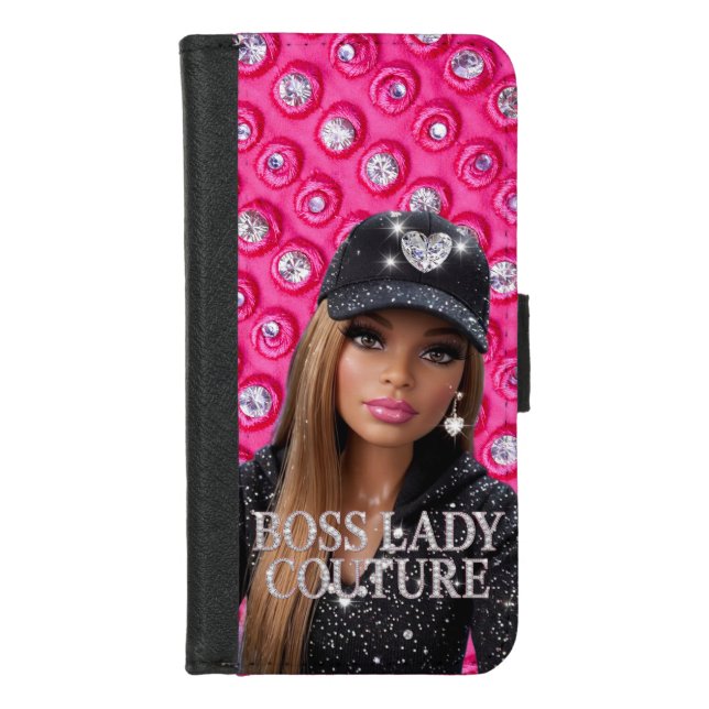 Boss Lady Couture Glam Doll Wallet Case (Front)