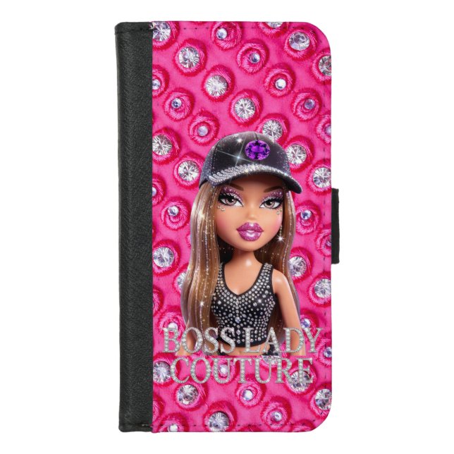 Boss Lady Couture Glam Doll Wallet Case (Front)