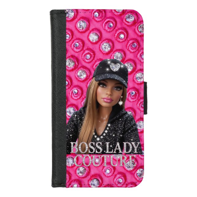 Boss Lady Couture Glam Doll Wallet Case (Front)