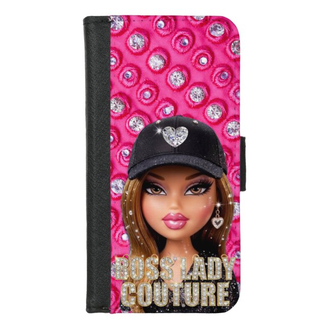 Boss Lady Couture Glam Doll Wallet Case (Front)