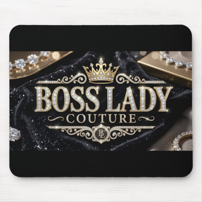 Boss Lady Couture Mousepad (Front)