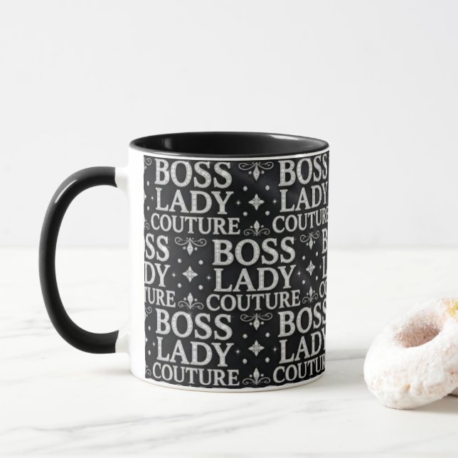 Boss Lady Couture Mug (With Donut)