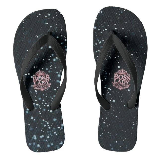 Boss Lady Couture Pair of Flip Flops (Footbed)
