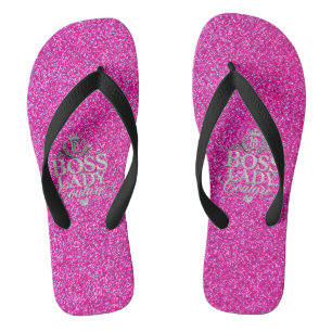 Boss Lady Couture Pair of Flip Flops