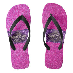 Boss Lady Couture Pair of Flip Flops