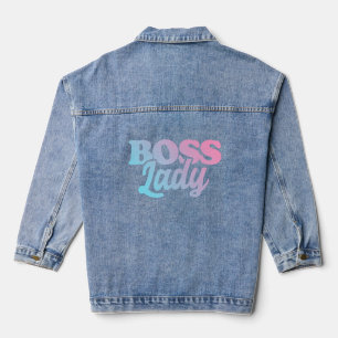 boss lady denim jacket