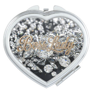 Boss Lady Diamonds compact mirror