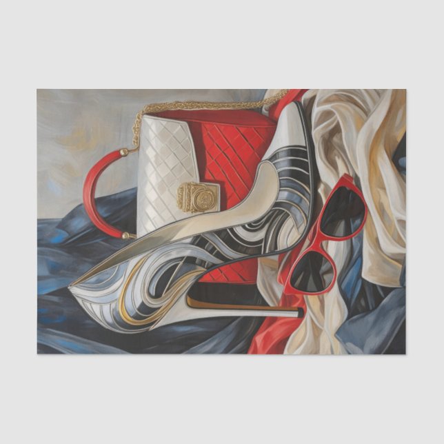 Boss Lady Dressed to Impress, Modern Woman Tissue Paper (Front)