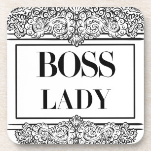 Boss Lady – Elegant Empowerment Drink Coaster