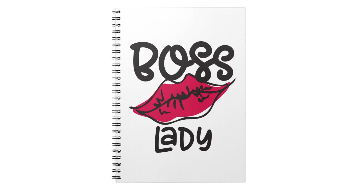 Boss Lady Entrepreneur Motivational Success Goals Notebook Zazzle Com