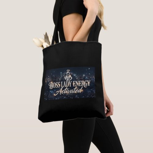 Boss Lady Fashion All-Over-Print Tote Bag